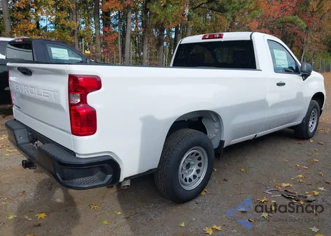 2026 Chevrolet Silverado 1500 2Wd Long Bed Wt из США, поврежденный, VIN 3GCNAAEK5TG129788